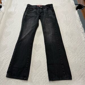Lucky Brand 221 Original Straight Leg Black Jeans (29x32)